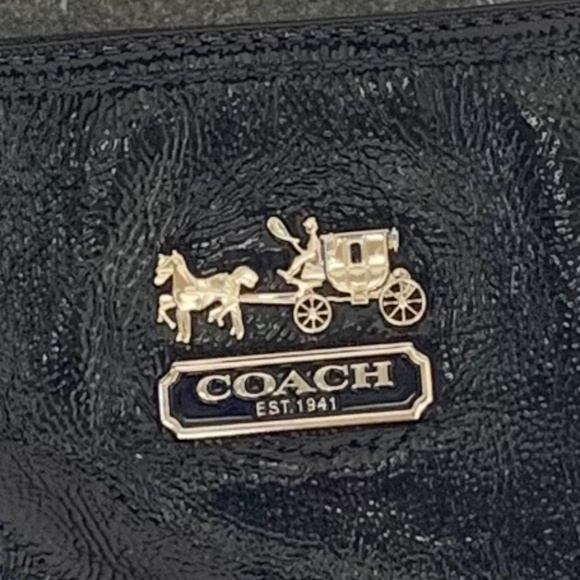 Stunning Navy - Coach Madison MIA Tote Handbag - Picture 3 of 5